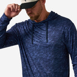Burlebo PERFORMANCE HOODIE - MARSH NAVY CAMO