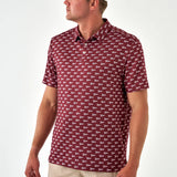 Burlebo PERFORMANCE POLO HOWDY PENNANTS - MAROON