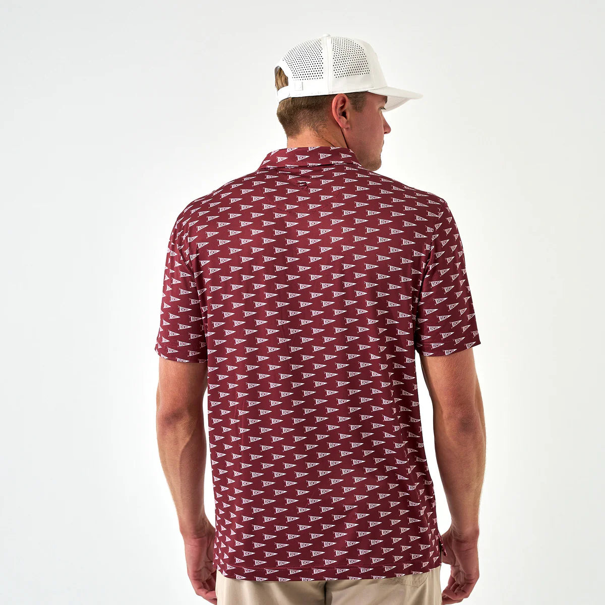 Burlebo PERFORMANCE POLO HOWDY PENNANTS - MAROON