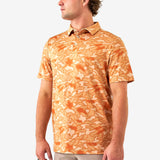 Burlebo Performance Polo - Orange Texas Camo