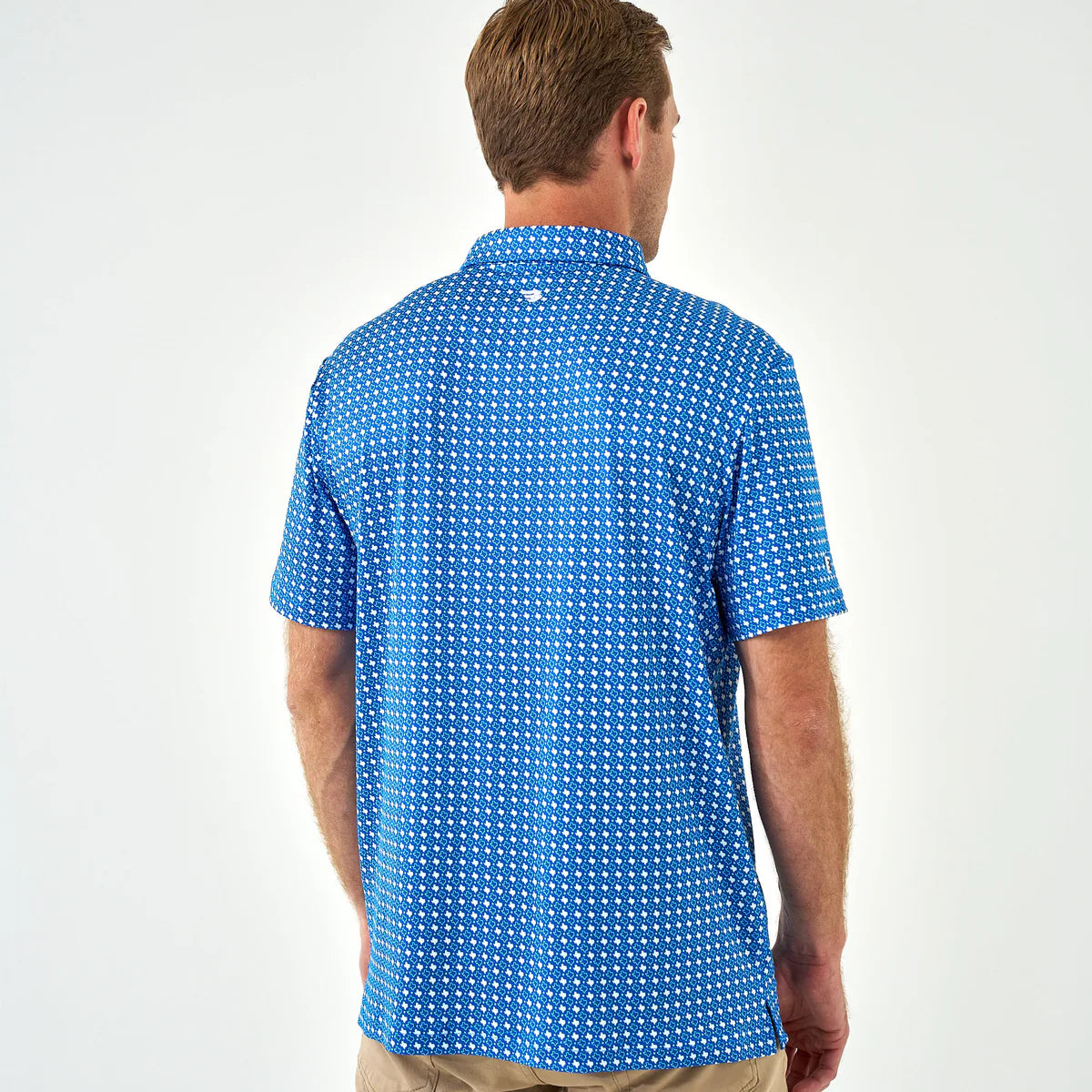 Burlebo Performance Polo Texas - Blue & White
