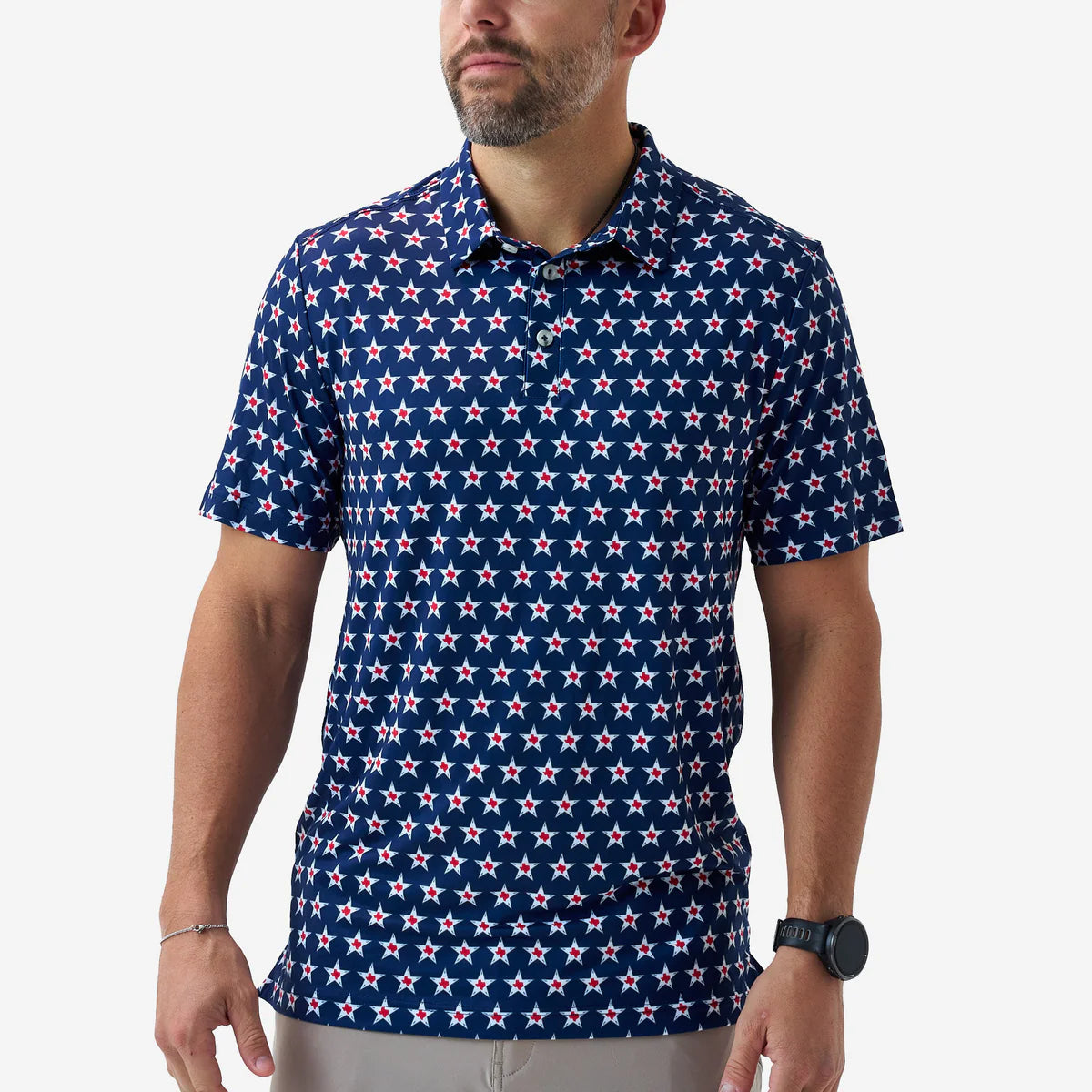 Burlebo Performance Polo - Texas Vintage - Navy