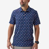 Burlebo Performance Polo - Texas Vintage - Navy