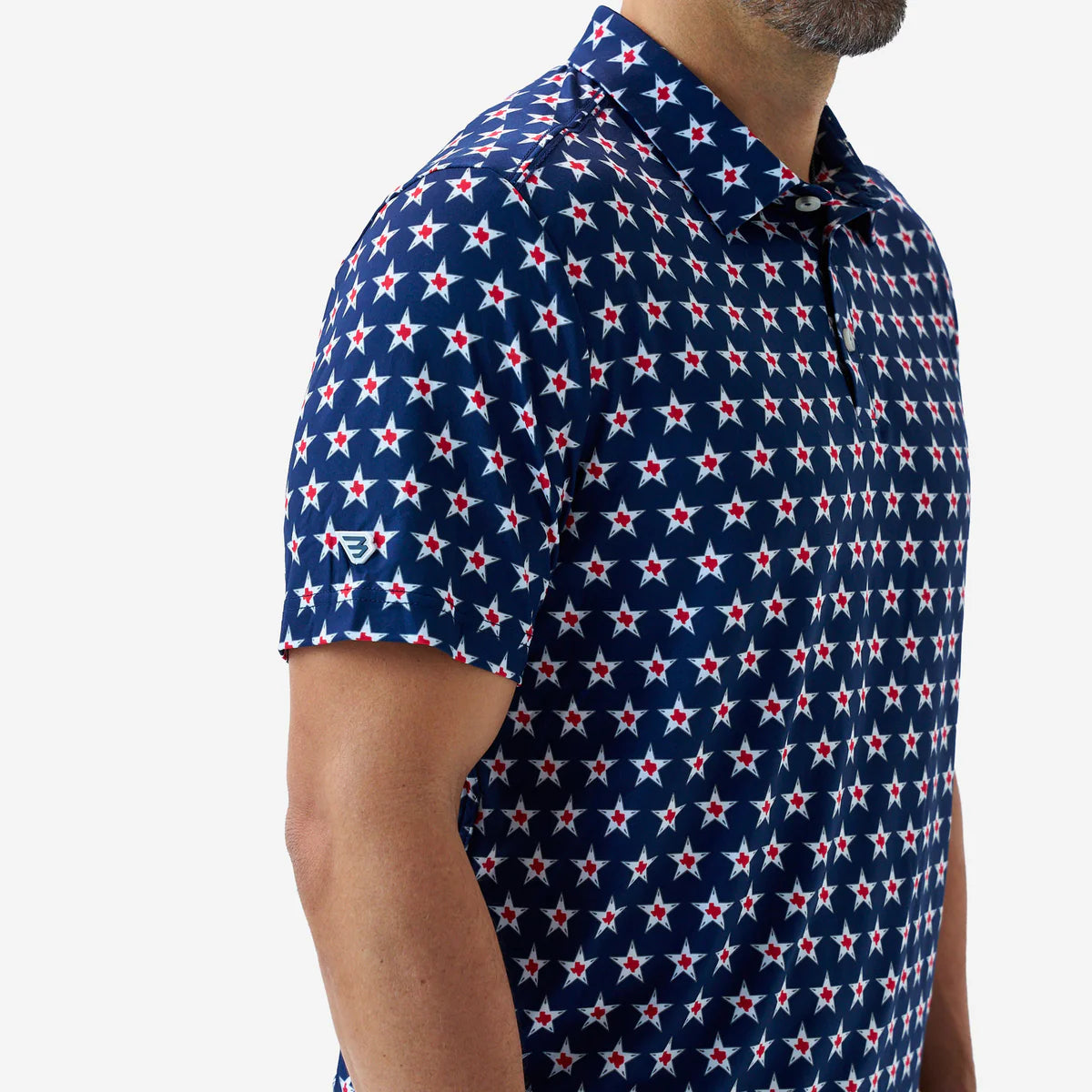 Burlebo Performance Polo - Texas Vintage - Navy