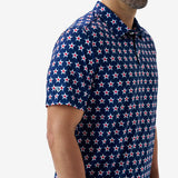 Burlebo Performance Polo - Texas Vintage - Navy