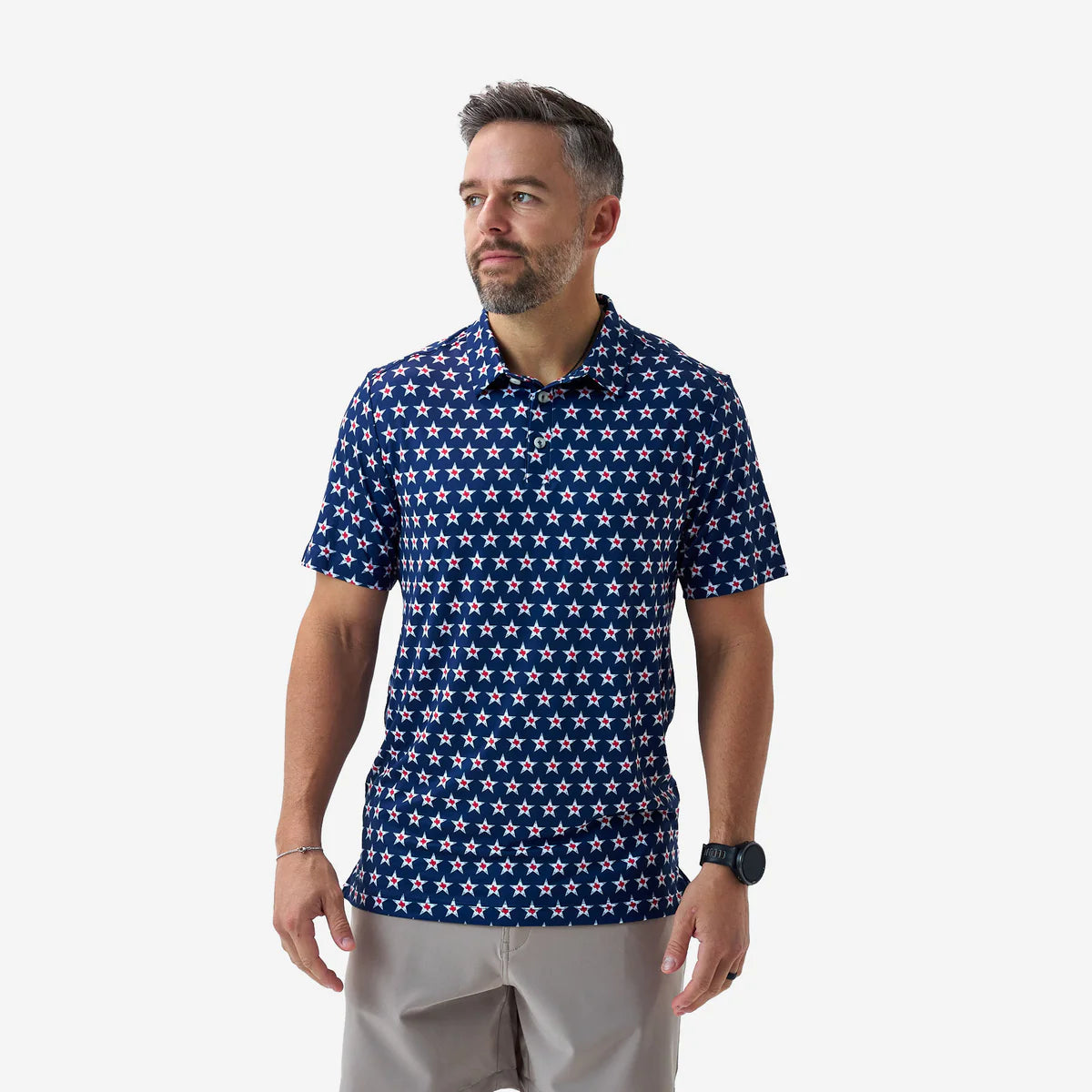 Burlebo Performance Polo - Texas Vintage - Navy