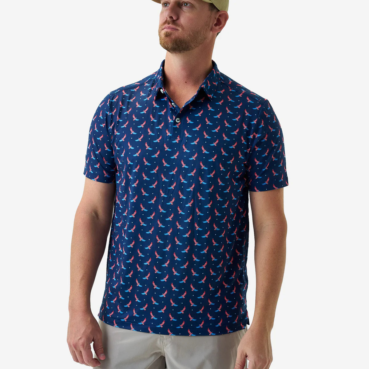 Burlebo Performance Polo - USA Eagle