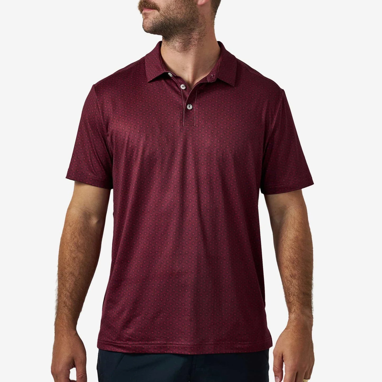Burlebo Performance Polo - Vintage Helmets - Maroon