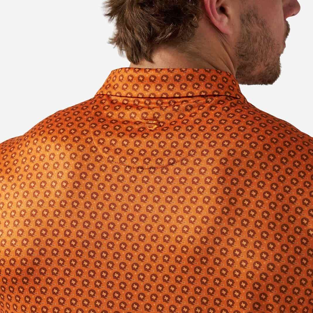 Burlebo Performance Polo - Vintage Helmets - Orange