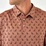 Burlebo Performance Polo - Whitetail Deer - Brown