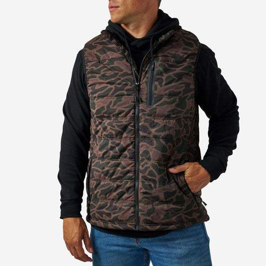 BURLEBO PUFFER VEST - BENDITA CAMO