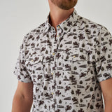 Burlebo Performance Western Shirt - Cowboy Country