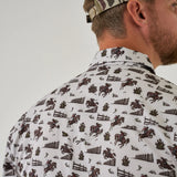 Burlebo Performance Western Shirt - Cowboy Country