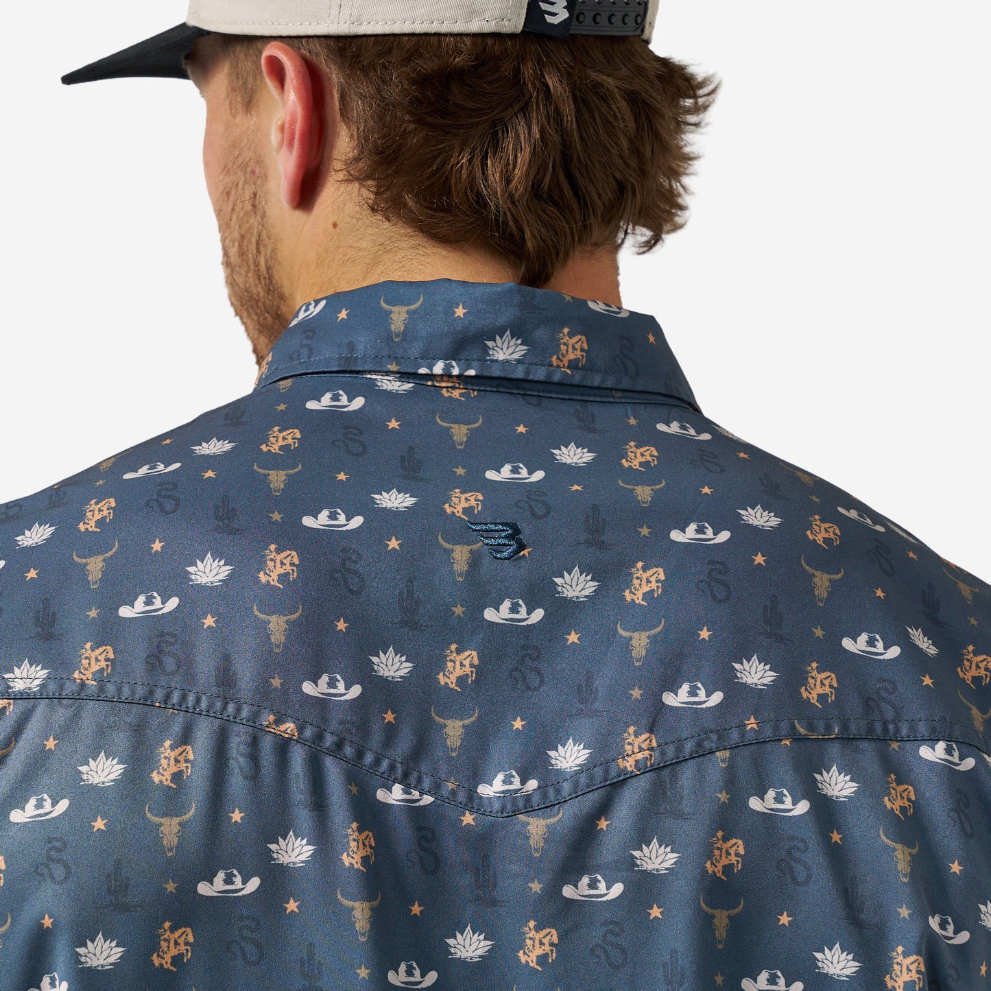 BURLEBO PERFORMANCE WESTERN SHIRT - DESERT NIGHT