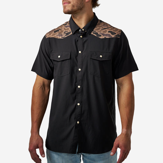 BURLEBO PERFORMANCE WESTERN SHIRT - DEER SEASON