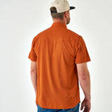 Burlebo Performance Western Shirt - Orange