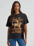 WOMEN'S WRANGLER RETRO LONG LIVE BLACK BEAUTY TEE