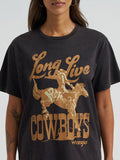 WOMEN'S WRANGLER RETRO LONG LIVE BLACK BEAUTY TEE