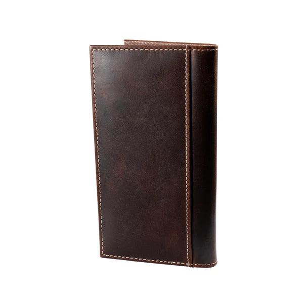 ARIAT RODEO STYLE MENS WALLET PATCH BROWN