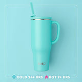 SWIG LIFE Saddle Stitch Cream Mega Mug 40oz