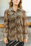 WESTERN WILD LEOPARD PEARL SNAP