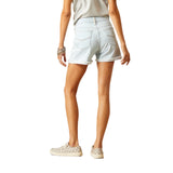 ARIAT WOMEN'S PERFECT RISE 5" OPHELIA SHORTS - ICE DENIM