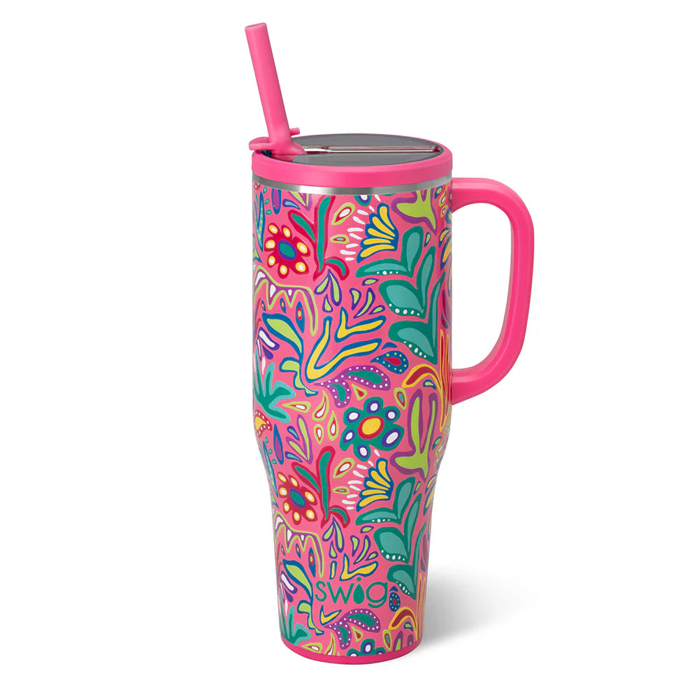 SWIG LIFE FLORA ROSA Mega Mug 40oz