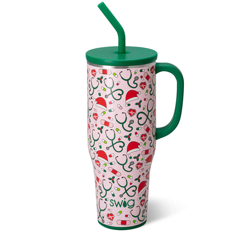 SWIG LIFE SANTA'S SCRUBS MEGA MUG 40oz
