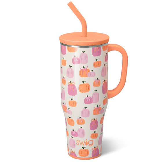 SWIG LIFE PUMPKINS AND BOWS Mega Mug 40oz