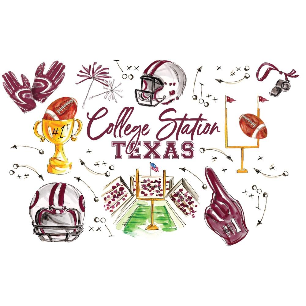 SWIG LIFE Tailgates In College Station Frost Flex Cup 20oz (Set Of 8)