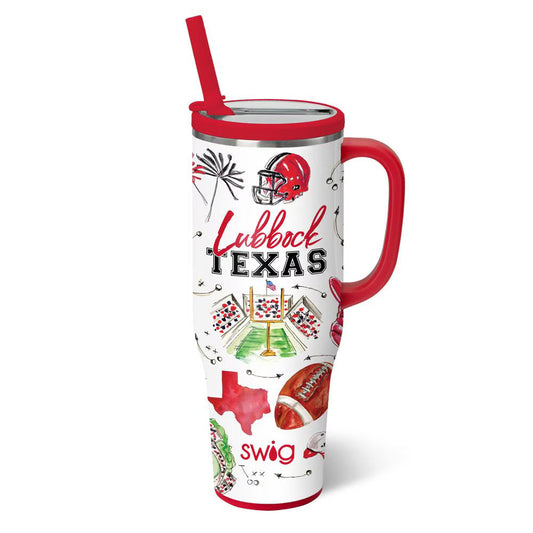 SWIG LIFE Tailgates In Lubbock Mega Mug 40oz