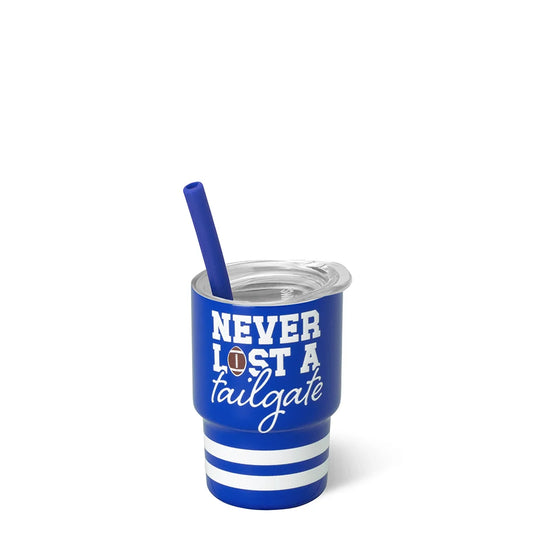 SWIG LIFE NEVER LOST A TAILGATE ROYAL Swig Shot 2oz
