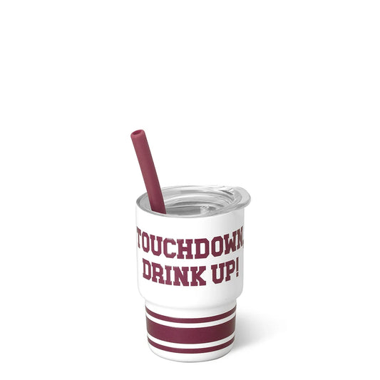 SWIG LIFE TOUCHDOWN MAROON Swig Shot 2oz