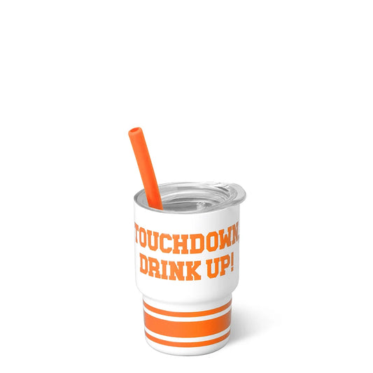 SWIG LIFE TOUCHDOWN DRINK UP ORANGE Swig Shot 2oz