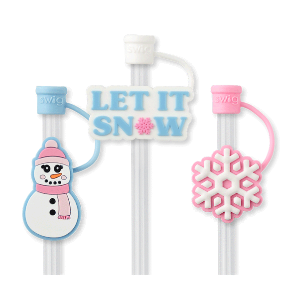 SWIG LIFE MS. FROST Straw Topper Set
