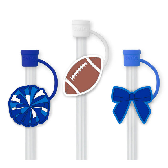SWIG LIFE WE'VE GOT SPIRIT ROYAL Straw Topper Set