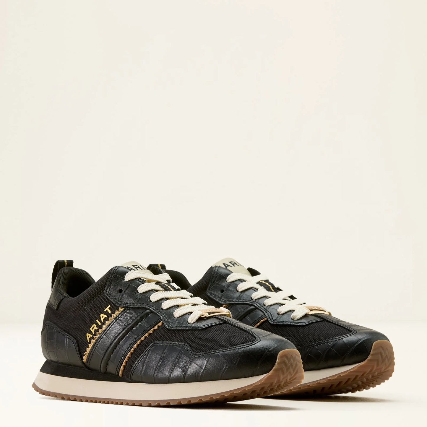 ARIAT WOMEN'S RANCH RUNNER SHOES - BLACK