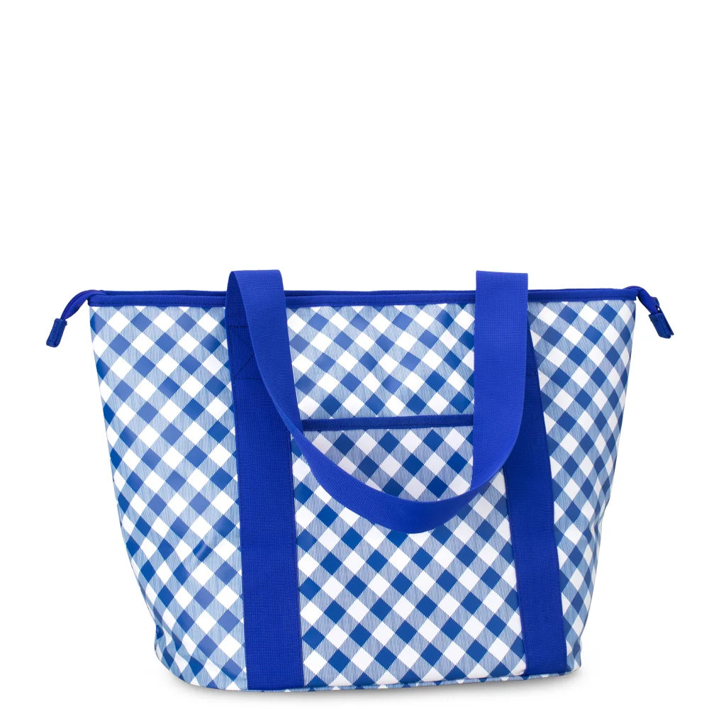 SWIG LIFE GAMEDAY GINGHAM ROYAL BLUE Zippi 36 Cooler