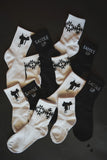 SOCK EM SILLY SOCKS - SADDLE MONO