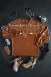 THE SADDLE RANCH SWEATER - SADDLE