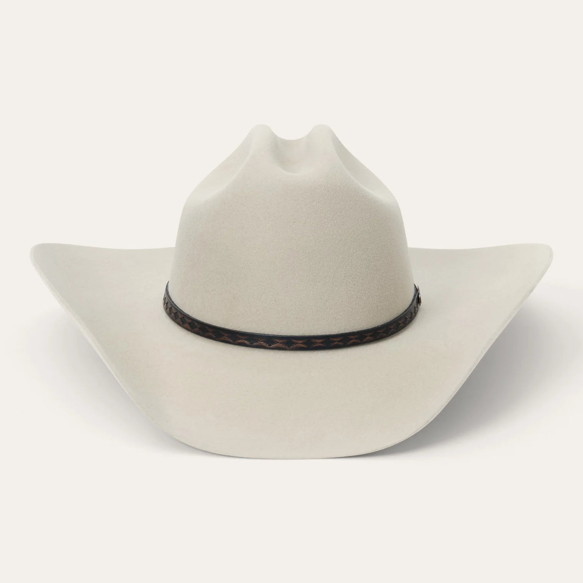 STETSON MEDALIST COWBOY HAT - SILVER GREY
