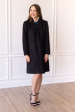 THE PHOEBE COAT IN BLACK