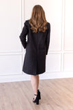 THE PHOEBE COAT IN BLACK