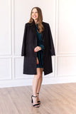 THE PHOEBE COAT IN BLACK