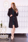 THE PHOEBE COAT IN BLACK