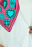 I CAN BUY MYSELF TURQUOISE GRAPHIC TEE