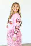 BE MINE PINK SWEATSHIRT