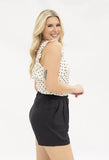TANK TOP WITH FLOUNCE POLA DOT TANK