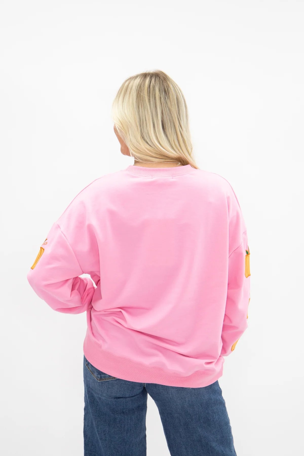 HEY PUMPKIN PINK LONG-SLEEVE TOP