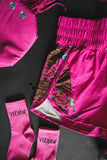 THE ROUNDS ATHLETIC SHORTS - FUSCHIA